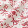 Cotton Cretonne birds – red/offwhite,  thumbnail number 2