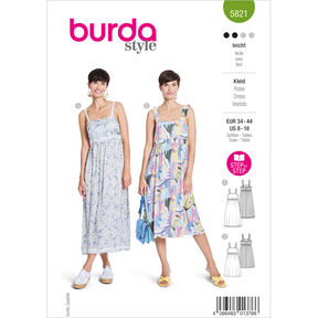 Dress | Burda 5821 | 34-44, 