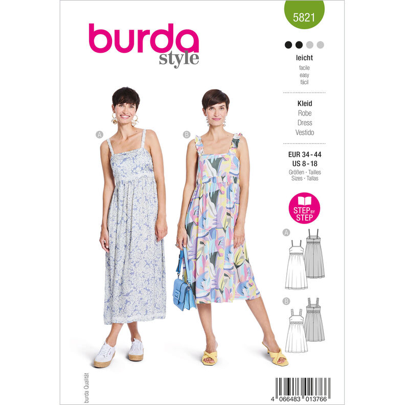 Dress | Burda 5821 | 34-44,  image number 1