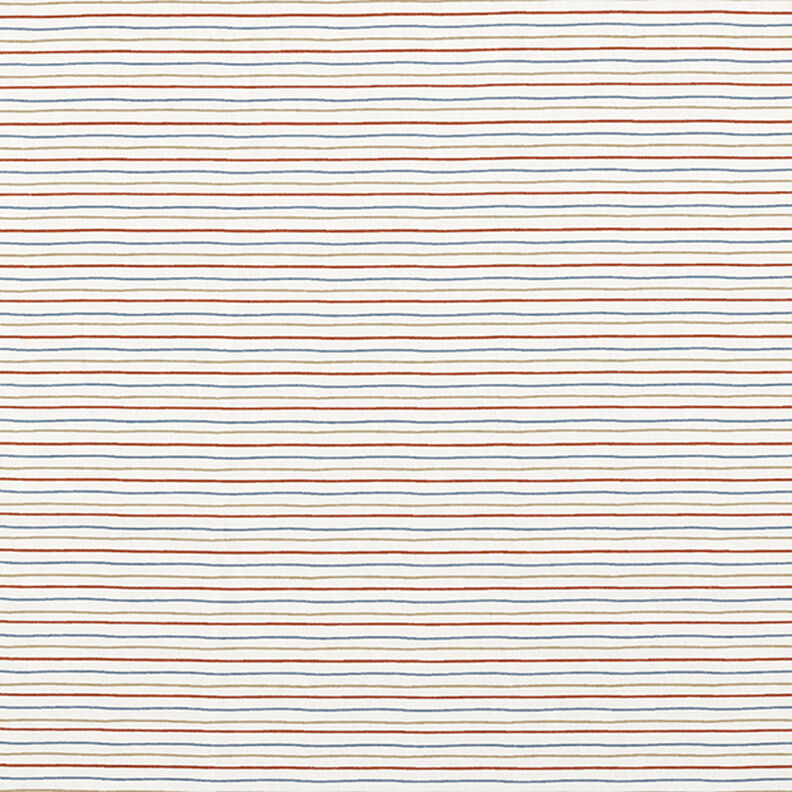 Cotton Jersey drawn lines – offwhite,  image number 1