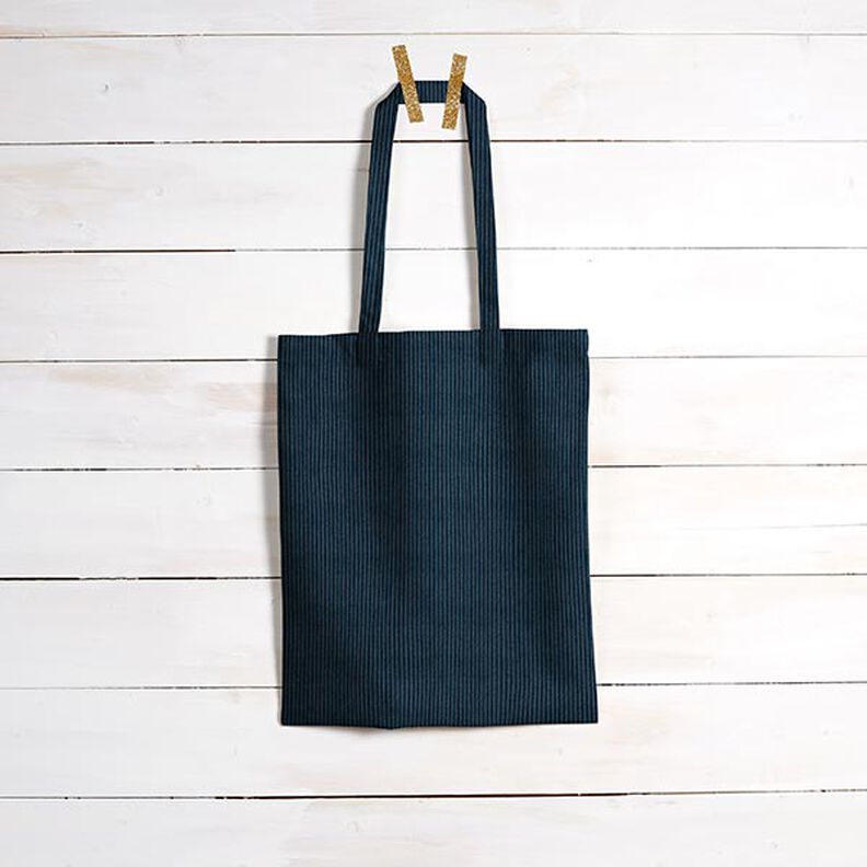 Upholstery Fabric Cord-Look Fjord – midnight blue,  image number 8