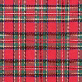 Cotton Flannel Tartan Check Glenside – red, 