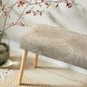 Decor Fabric Jacquard Leaf contours – natural,  thumbnail number 6