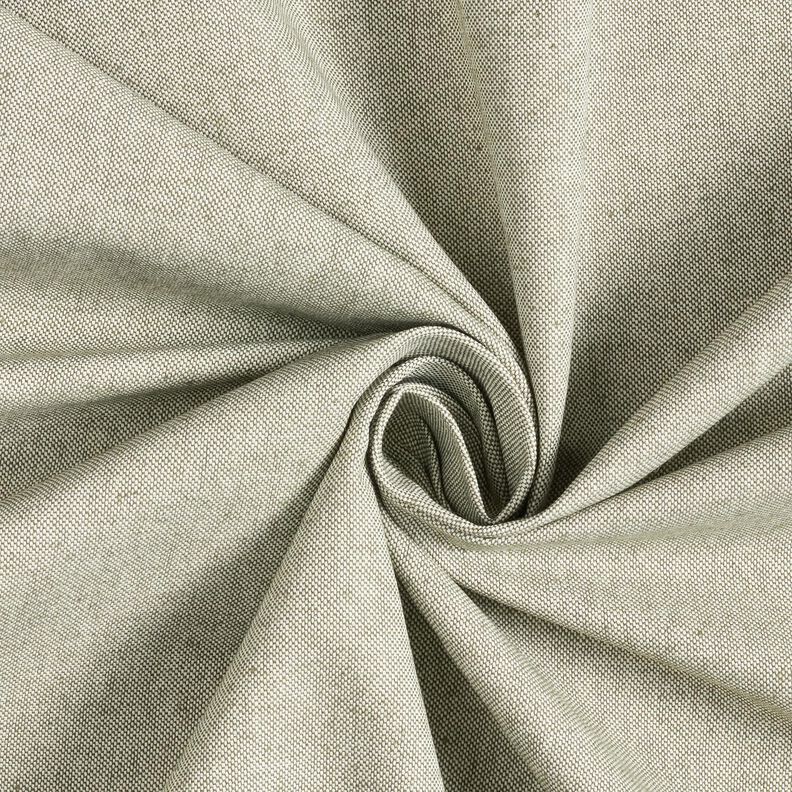 Decor Fabric Half Panama Two-tone – dark olive/natural,  image number 1