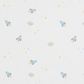 Cotton Poplin Cosmos – offwhite, 