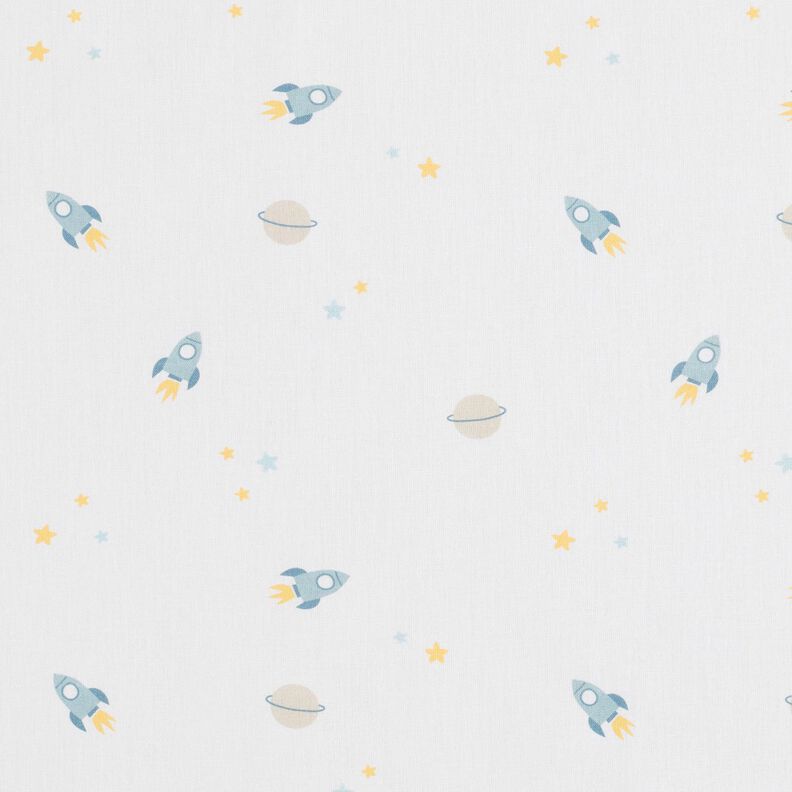 Cotton Poplin Cosmos – offwhite,  image number 1