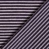 Fine Knit Narrow Stripes – plum/white,  thumbnail number 4
