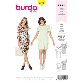 Dress, Burda 6224 | 34 - 44, 