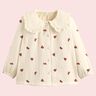 Double Gauze/Muslin cute ladybugs – offwhite,  thumbnail number 5
