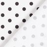 Cotton Poplin Large Dots – white/black,  thumbnail number 6