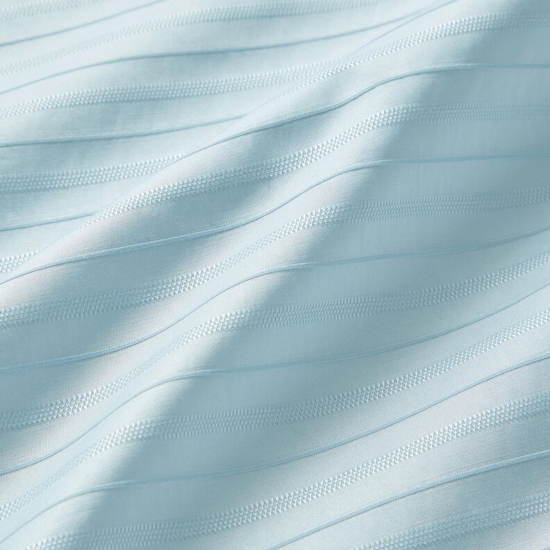 Stripes viscose satin – light blue,  image number 2