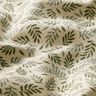 Decor Fabric Half Panama Delicate Leaves – natural,  thumbnail number 2