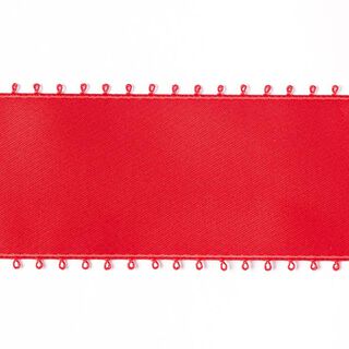 Picot Edge Ribbon - red, 