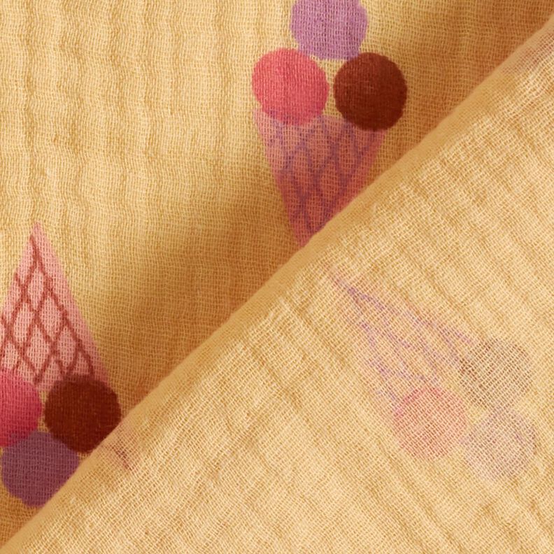 Double Gauze/Muslin ice Cream – vanilla yellow,  image number 4