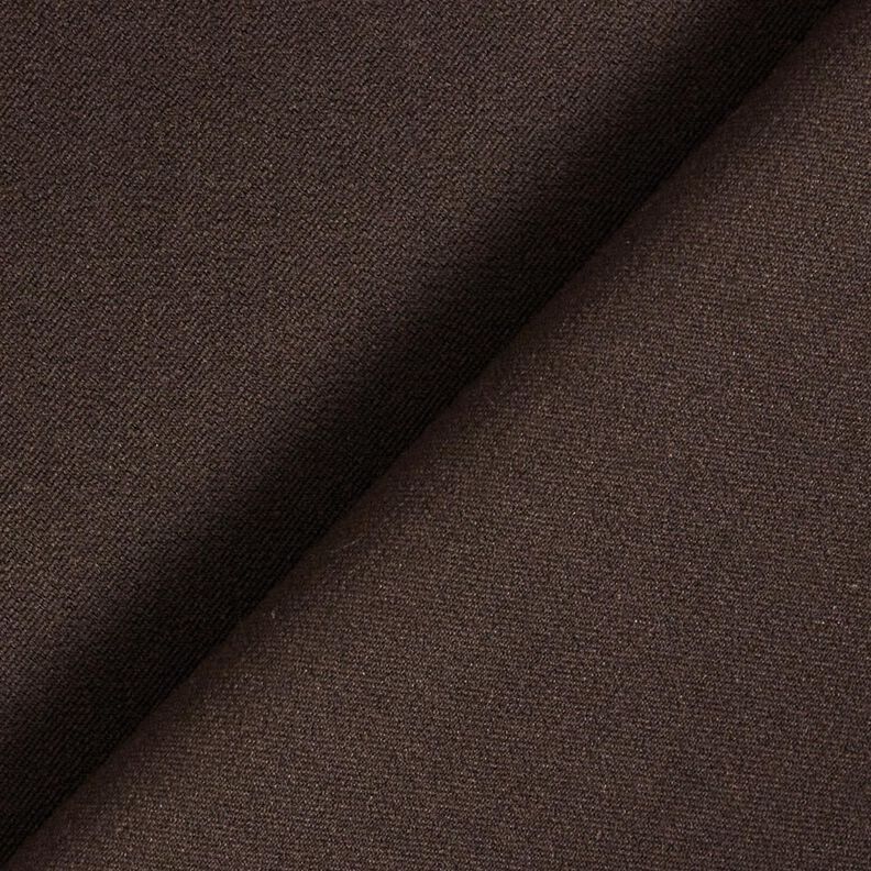 Plain medium stretch trouser fabric – black brown,  image number 3