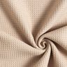 Towelling Fabric/Waffle Piqué Plain – light taupe,  thumbnail number 4