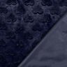 Faux Fur hearts | Poppy Fabrics – blue-black,  thumbnail number 4
