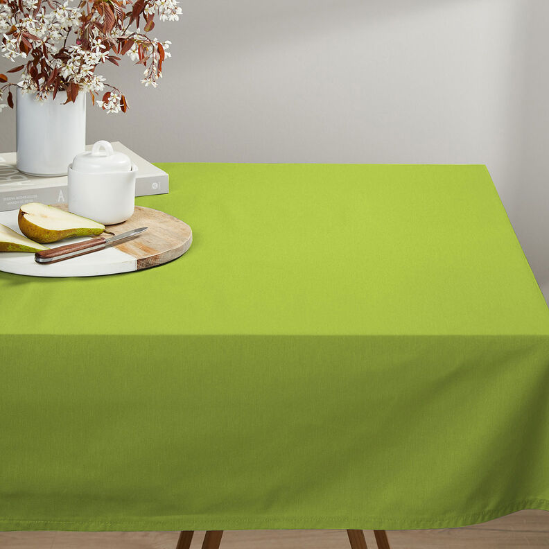 Cotton Cretonne Plain – apple green,  image number 5