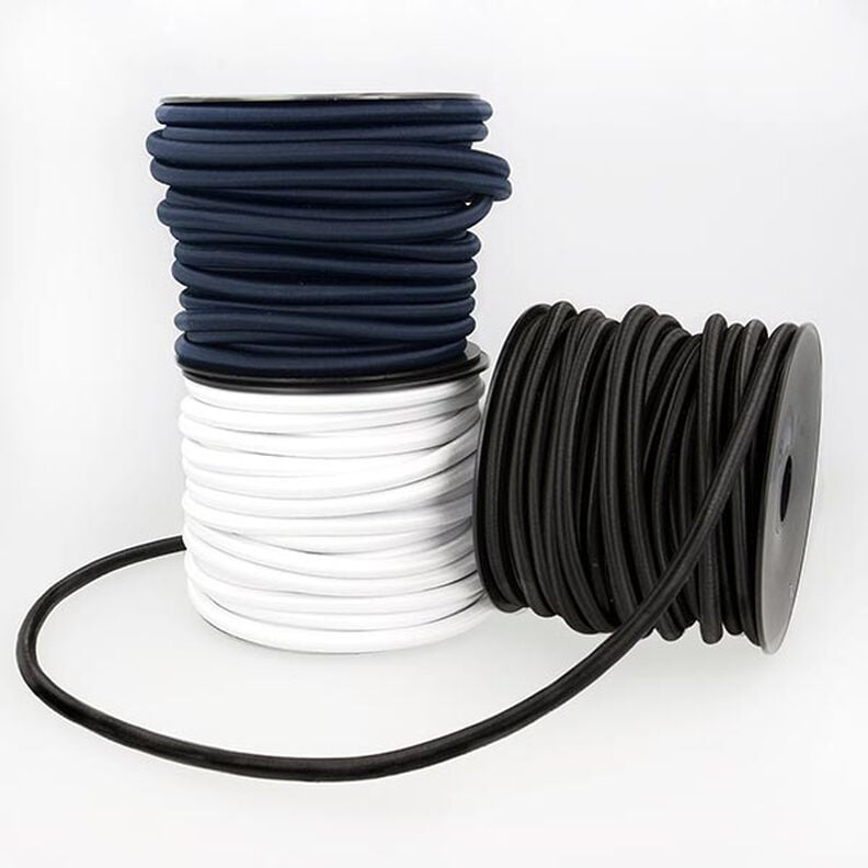 Outdoor Elastic cord [Ø 8 mm] – navy blue,  image number 2