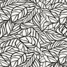 Viscose Linen Blend foliage – offwhite/black,  thumbnail number 5