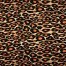 Viscose Jersey large leopard spots – brown/orange,  thumbnail number 1
