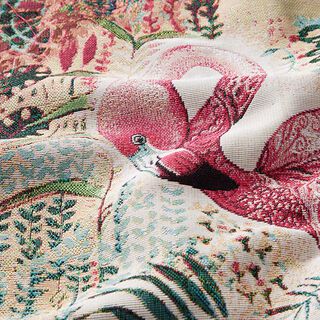 Tapestry Decor Fabric Panel Flamingo – beige/pink, 