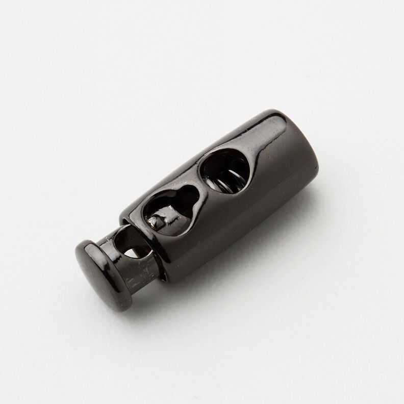 Cord Stopper metal [Opening: 3 mm] – anthracite,  image number 1