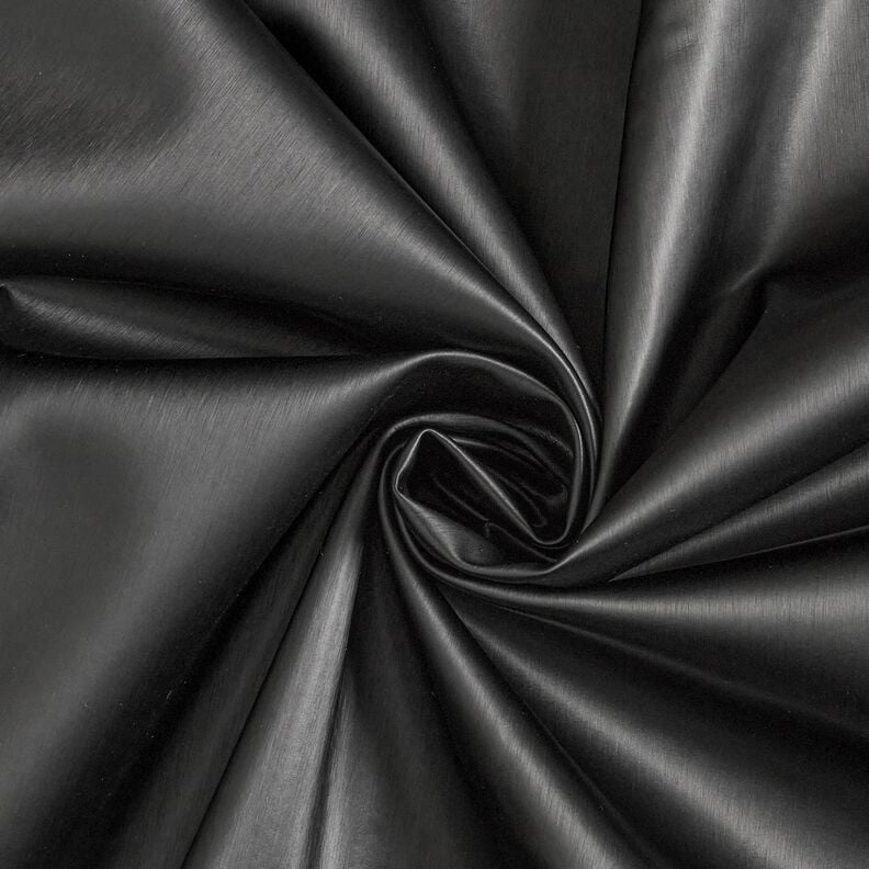 Upholstery Fabric Imitation Leather Shimmering – black,  image number 1