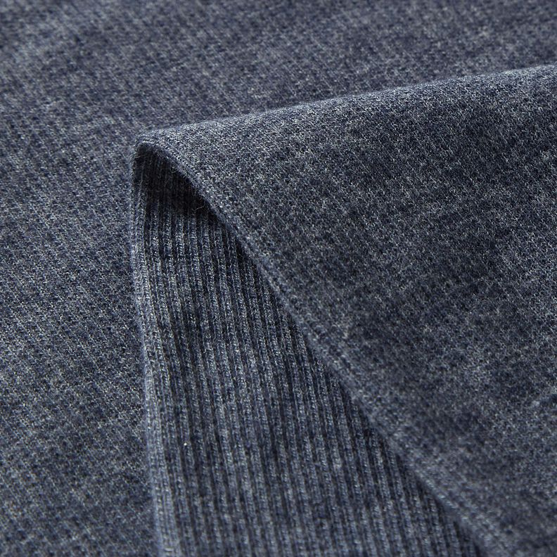 2x2 Ribbing Mottled – denim blue,  image number 5
