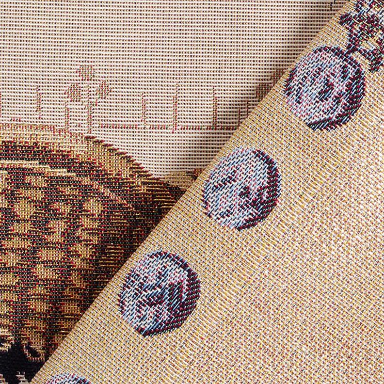 Panel Tapestry Fabric dog – dark beige/black,  image number 4