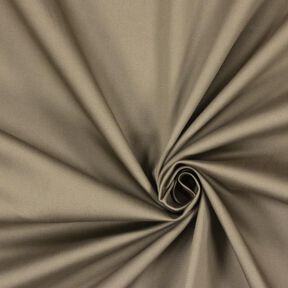Stretch Cotton Satin – dark beige, 