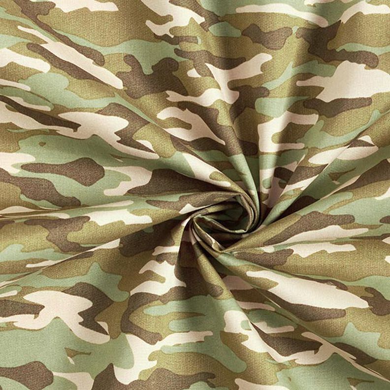Poplin camouflage – light khaki,  image number 3