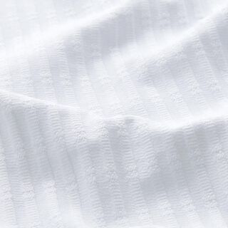 Ribbed Jersey single knitting pattern – white, 