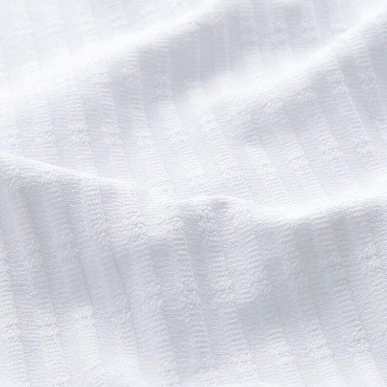 Ribbed Jersey single knitting pattern – white,  image number 2