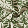 Decor Fabric Half Panama painted monstera – cream/pine,  thumbnail number 3