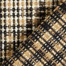 Checks Wool Blend Coating Fabric – beige/black,  thumbnail number 4