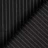 Pinstripe Fine Suiting Fabric 5 mm – black,  thumbnail number 3