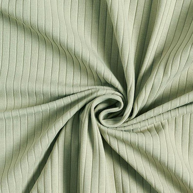 Plain ribbed jersey – pistachio,  image number 1