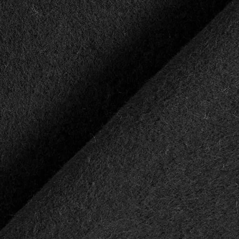 Cotton Fleece Plain – black,  image number 4