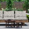 Outdoor Fabric Canvas large dots – ivory/grey,  thumbnail number 5