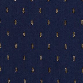 Glitter Droplets Viscose – navy blue, 