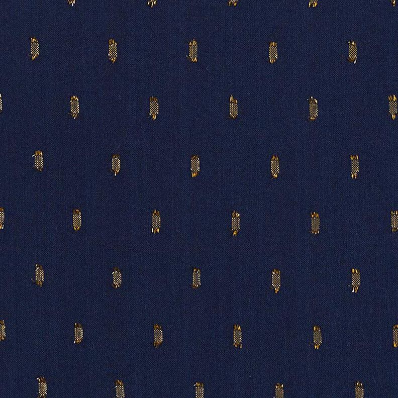 Glitter Droplets Viscose – navy blue,  image number 1