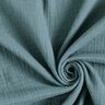 GOTS Triple-Layer Cotton Muslin – petrol,  thumbnail number 4