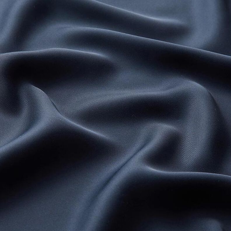 Viscose Satin Plain – navy blue,  image number 3