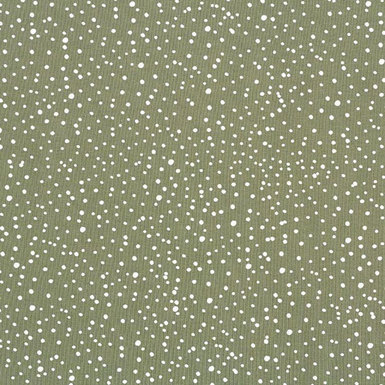 Cotton jersey irregular dots – khaki,  image number 1