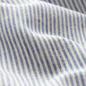 Linen Cotton Blend Narrow Stripes – denim blue/offwhite,  thumbnail number 2