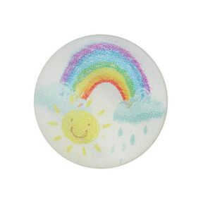 Ösenknopf Regenbogen [ Ø15 mm ] – colour mix, 