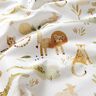 Cotton Poplin jungle animals Digital Print – white/anemone,  thumbnail number 2