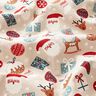 Decor Fabric Canvas cute Christmas motifs – natural/eucalyptus,  thumbnail number 2