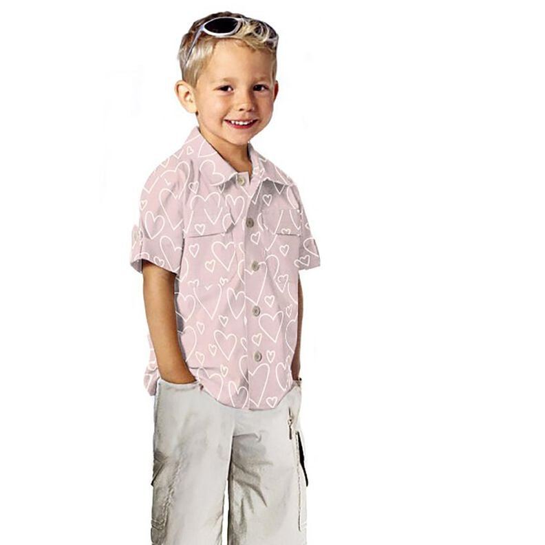 Cotton Jersey Herzen &ndash; pink,  image number 5